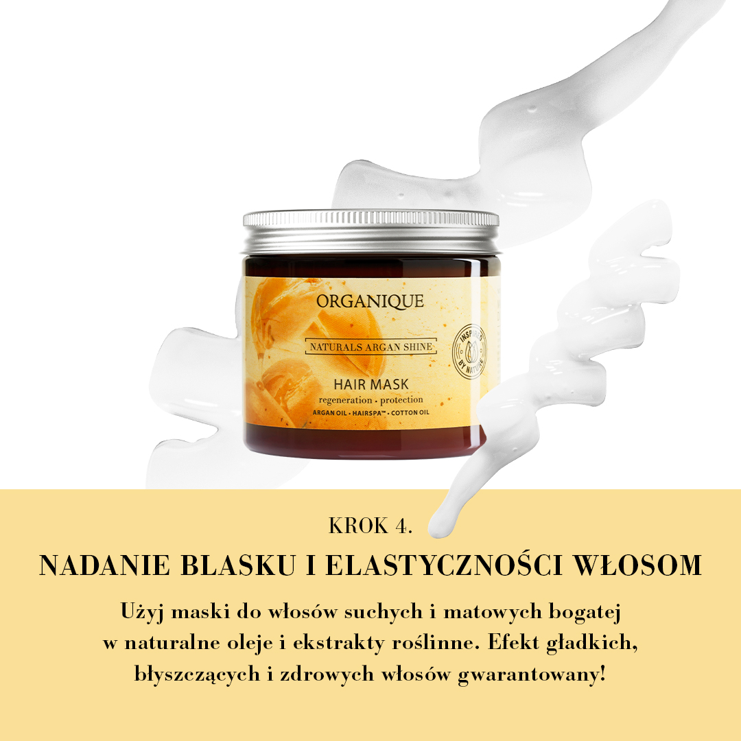 Maska do włosów Argan Shine